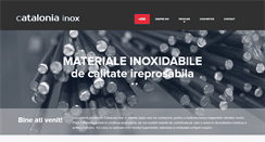 Desktop Screenshot of cataloniainox.ro