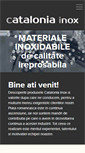 Mobile Screenshot of cataloniainox.ro